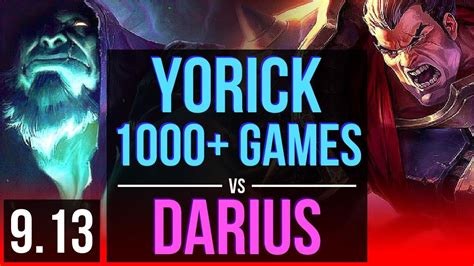 Yorick Vs Darius Top 3 Early Solo Kills 1000 Games 8 Solo Kills