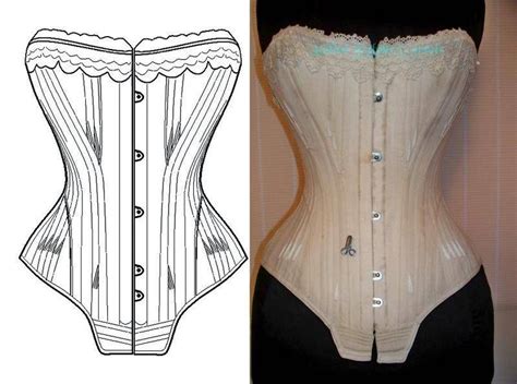 Ref Patronage De Corset Ancien Coupe D But Xxeme Patron Couture