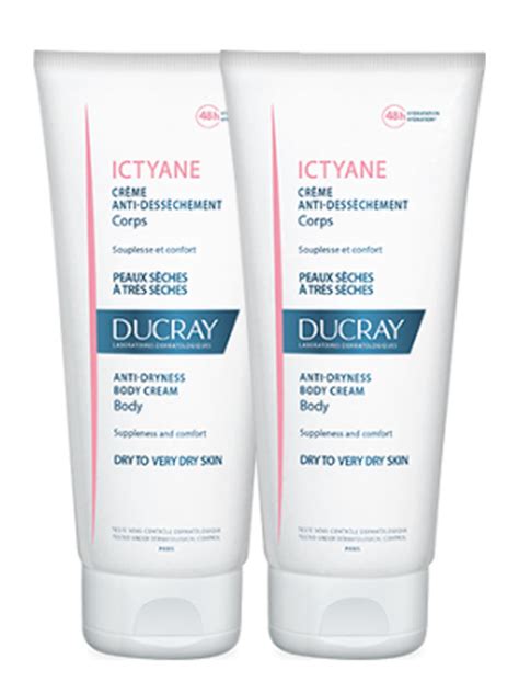 Ducray Ictyane Anti Dryness Body Cream 2 X 200ml Low Price Here