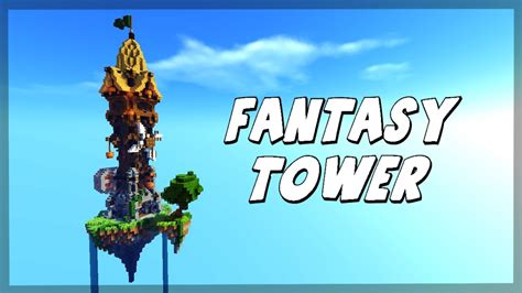 Minecraft Timelapse Floating Fantasy Tower Mapa Customizado Youtube