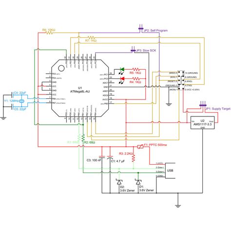 USBasp AVR Programmer Program Atmel AVR Microcontrollers