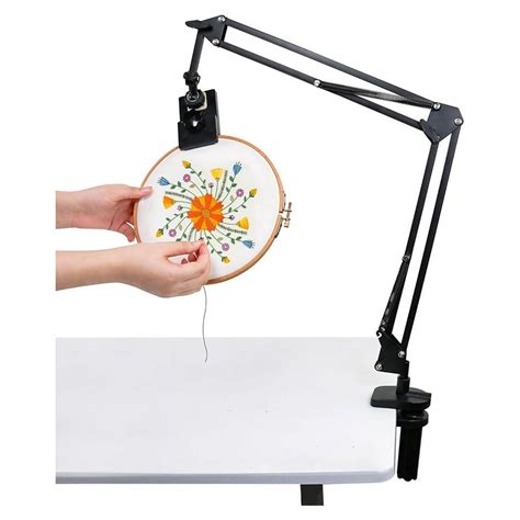 Adjustable Embroidery Hoop Stand Folding Embroidery Degree