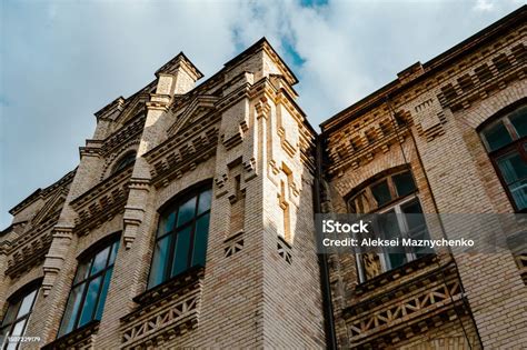 Gothic Architecture Facade Building Stock Photo - Download Image Now ...