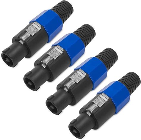 Amazon UMOKI 4 Pack Professional SpeakON Speaker Adapter