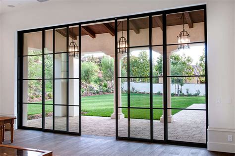 Simple Design Steel Frame French Wrought Iron Windows And Doors