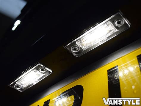 VW T5 T6 Rear LED Number Plate Lights Vanstyle