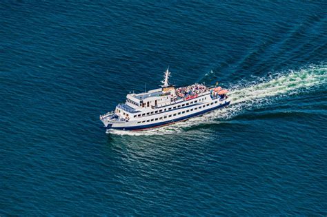 Sassnitz Aus Der Vogelperspektive Passagier Und Fahrgastschiff Cap