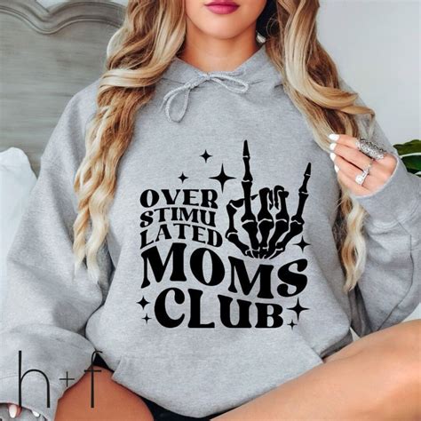 Overstimulated Moms Club Ready To Press Dtf Print Heat Transfer Dear Person Behind Me T Shirt