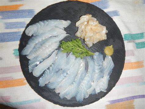 かれいの薄造り かれい大根 豆ライダーのちょいと投げ釣り日和