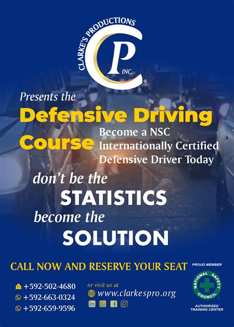 Defensive Driving – Clarke's Productions Inc. 