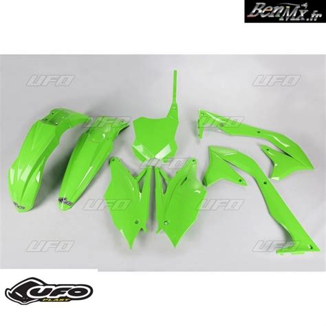 Kit Plastiques UFO Vert KAWASAKI 450 KXF 2016 2017