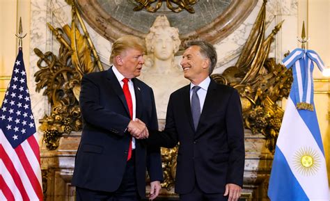 El Presidente Macri Le Agradeció Al Presidente Trump Su Apoyo A La