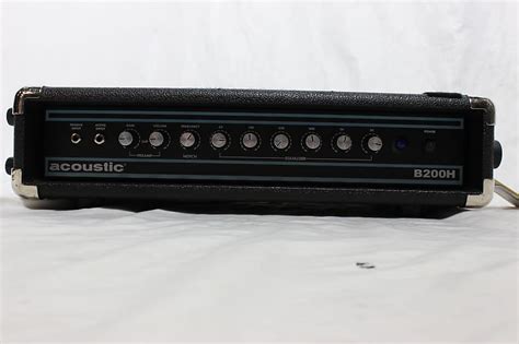 Acoustic B200h Bass Amp Reverb