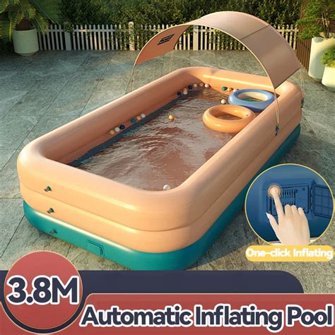 Piscina Infl Vel De Pvc Para Crian As Infla O Autom Tica Piscina Grossa