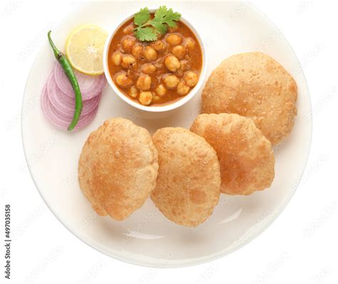 Indian Food Puri Bhaji North India Puri Is A Deep Fried Bread Made