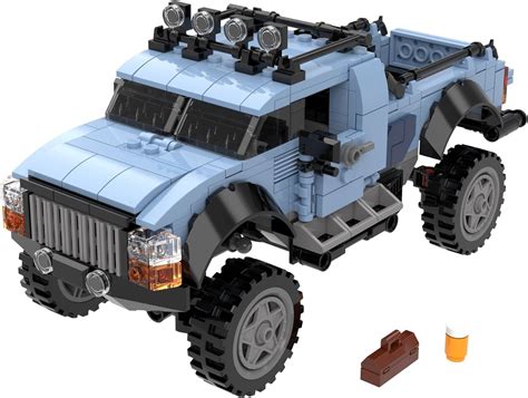 Ledualbabr Blocks Off Road Pickup Truck Building Kit Off