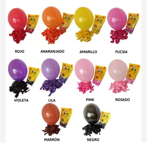 Comprar Globos R10 Colores Standar Globos Para Cumpleaños