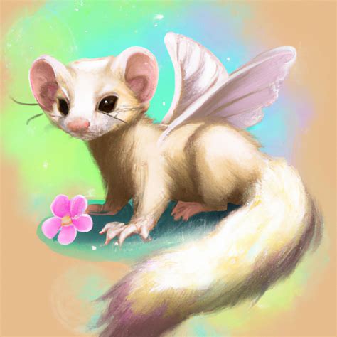 cute fairy ferret fantasy art | OpenArt