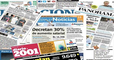 En Terapia Intensiva La Prensa Escrita Venezolana PR Noticias