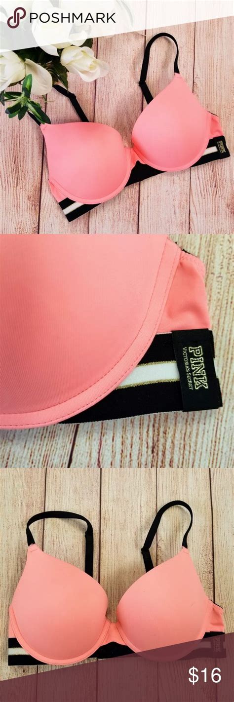 Pink Victorias Secret Wear Everywhere Push Up Bra Victoria Secret