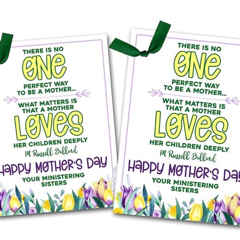 Mothers Day Handout Lds Etsy