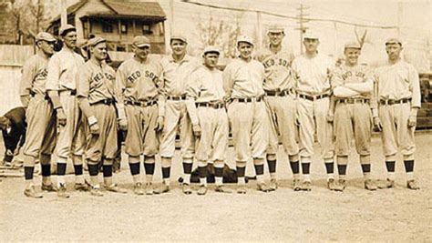 1915 Red Sox Pitching Staff with Babe Ruth