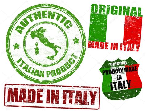 Made In Italy Stamps — Stock Vector © Roxanabalint 9686107