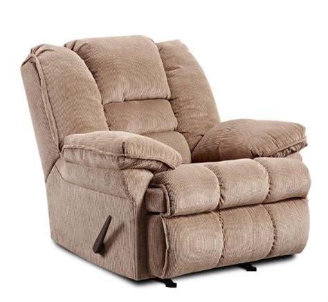 Simmons Champion Tan Fabric 3 Way Rocker Recliner On Sale ...