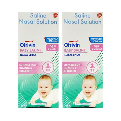 Otrivin Baby Saline Nasal Spray Ml Pack Of Cureka Online