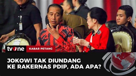 Jokowi Tak Diundang Ke Rakernas Pdip Ada Apa Kabar Petang Tvone