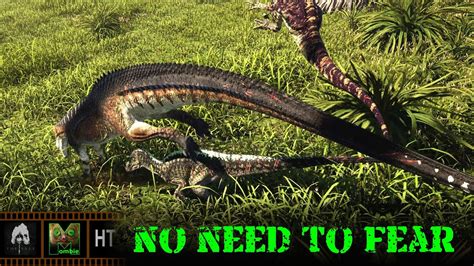 The Isle Evrima No Need To Fear Horde Test Tenontosaurus Youtube