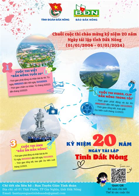 Tổ chức 3 cuộc thi chào mừng Kỷ niệm 20 năm Ngày tái lập tỉnh Đắk Nông