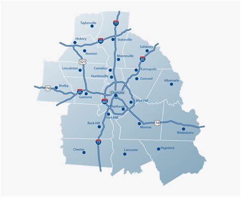 Charlotte Nc County Map , Free Transparent Clipart - ClipartKey