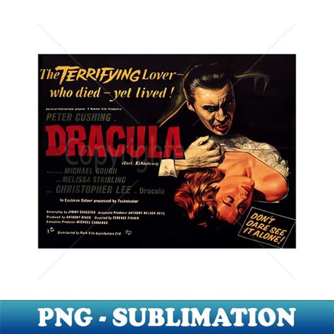 Classic Hammer Horror Movie Poster - Dracula - PNG Transpare - Inspire ...