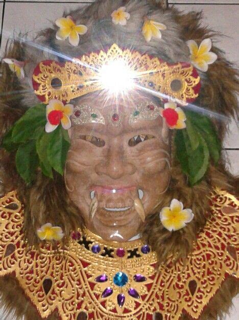 Topeng Sidakarya Or Sidakarya Maskpart Of Beauty Of The Balinese