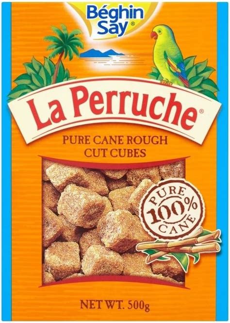 Beghin Say La Perruche Pure Cane Rough Cut Cubes G Pack Of