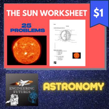 The Sun Worksheet By Engineering Futures Tpt