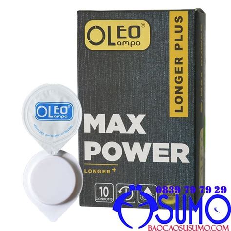 Bao cao su Oleo Lampo Max Power chính hãng gai nổi kéo dài thời gian