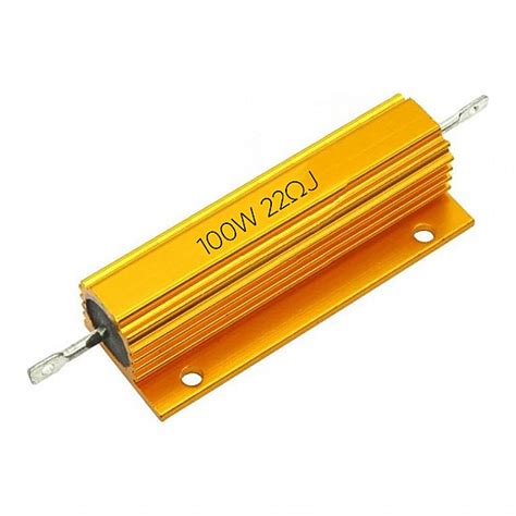 RX24 100W 22Ω Aluminum Metal Shell Case Wirewound Resistor