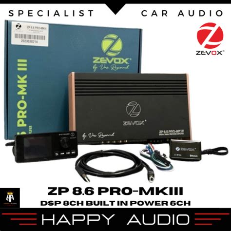 Jual Digital Sound Processor Audio Vox Zevox Zp Pro Mkiii Dsp Mobil