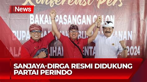 Perindo Resmi Beri Dukungan Ke Paslon Sanjaya Dirga Maju Pilkada Bali