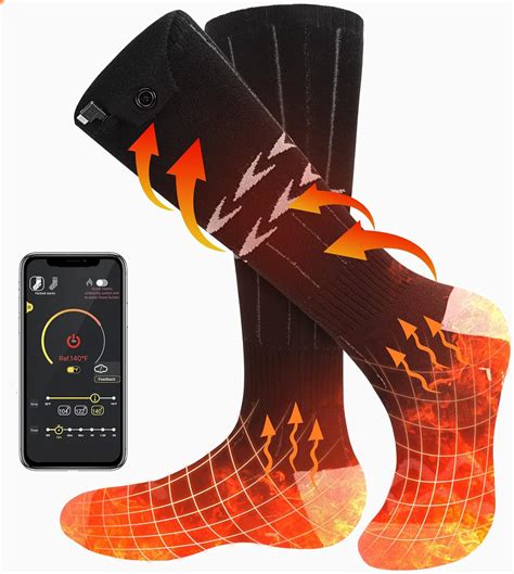 Relirelia Rechargeable Heated Socks 5v 5000mah Battery