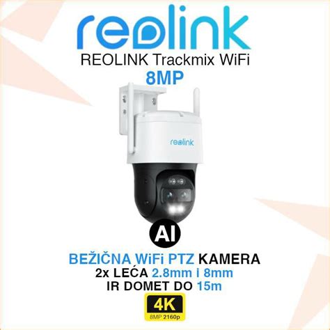 Reolink Trackmix K Rotacijska Wifi Smart Kamera Genius