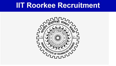 Iit Roorkee Project Officer Job Vacancy Apply Offline