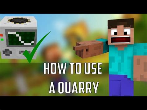 HOW TO USE A QUARRY BUILDCRAFT QUARRY TEKKIT TUTORIAL HOW TO USE