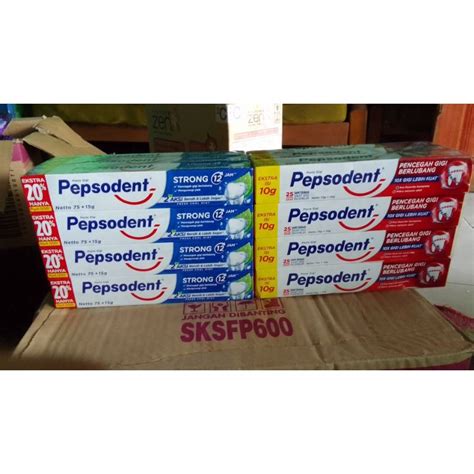 Jual Pasta Gigi Pepsodent Gram Paket Pcs Pencegah Gigi