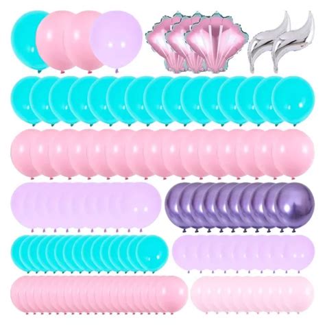 Rosa Ballon Garland Kit Lila Bogen Kit Geburtstag Unter Dem Meer