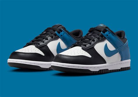 Nike Dunk Low GS Black White Blue DH9765-104 | SneakerNews.com