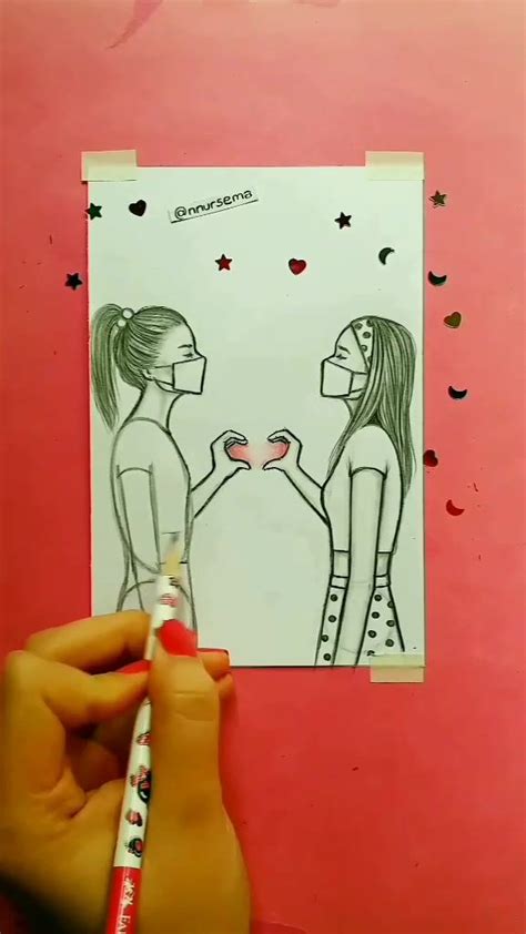 TikTok Nursema Altuntas Bff Drawings Pencil Drawings Of Girls