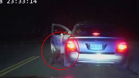 A Dashboard Video Shows An Ohio State Highway Patrol Trooper Being